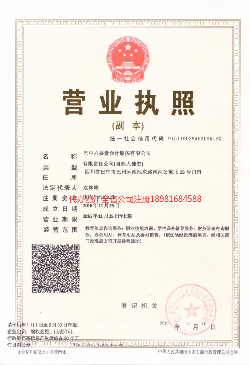 樟树樟树六要素会计服务有限公司